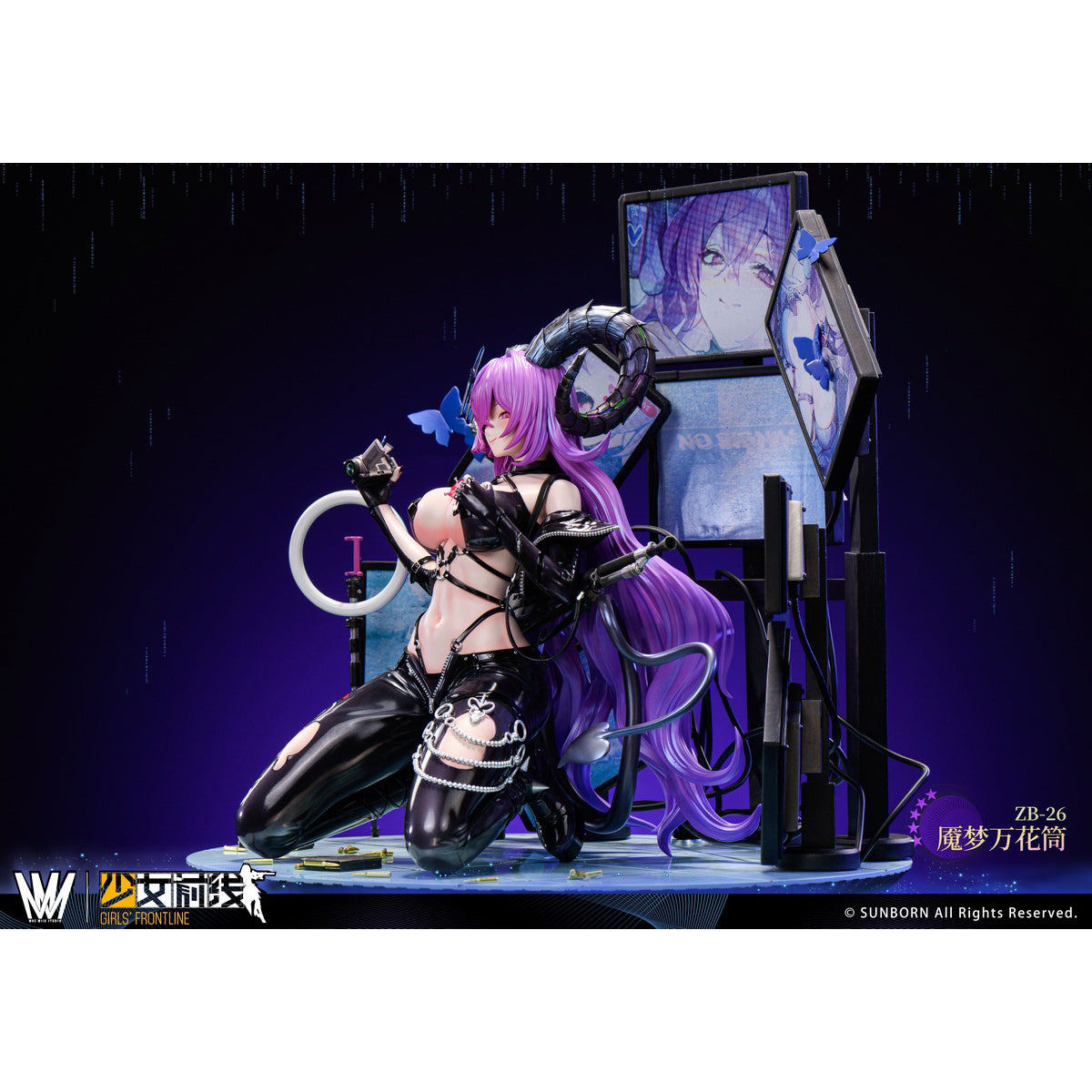 Max Milk Studio SNQX-001 Girls' Frontline Tactical Doll ZB-26 1/4 Scale Art Statue