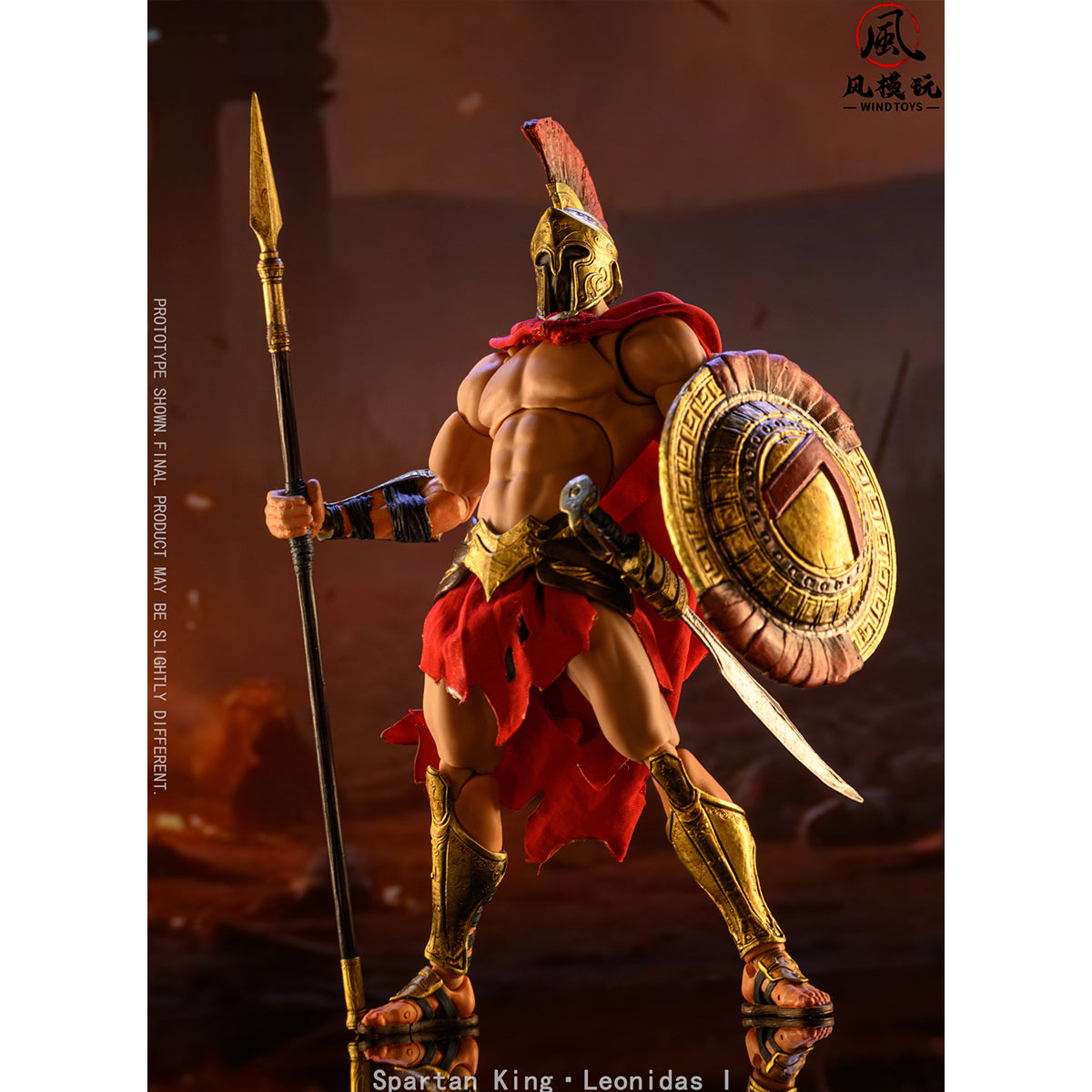 Wind Toys Spartan King·Leonidas I FMW004 Eternal Warlords Series 1/12 Scale Action Figure