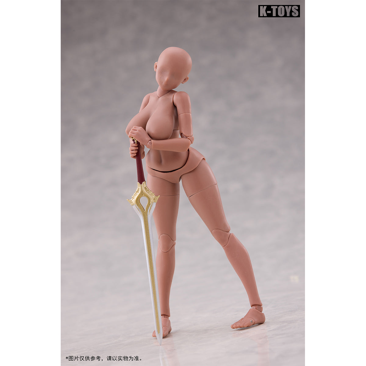 K-Toys Articulated joints Female Anime Type Large Bust 1/12 Scale Action Figure Body