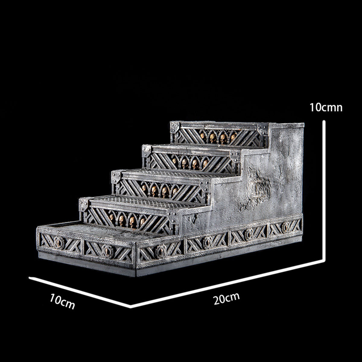 Xinglan Workshop Steel Casting 1/12-1/18 Warhammer Series Bro-style Mountain Diorama Scene Base (Hive City Version) Fit Action Figure