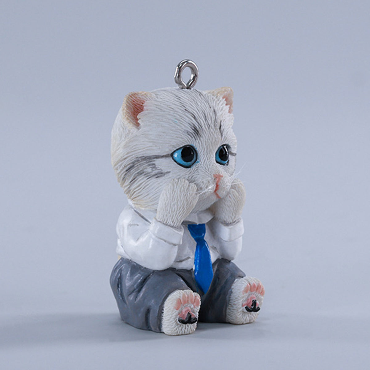 JXK&small, Drowsy Mew, Static Cat Animal Figurine