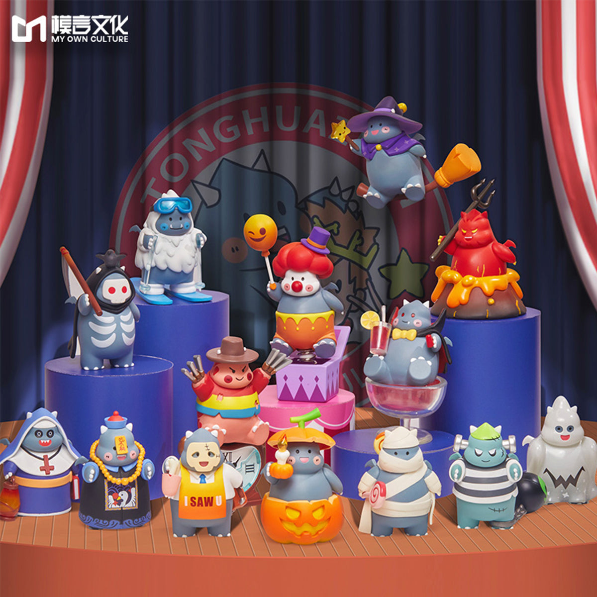 MR.BONE Fairytale Town Dirty Dragon Little Monster Theater Blind Box Figure