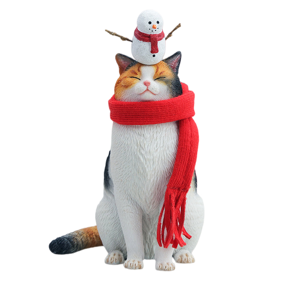 JXK Warm Cat in Winter Corner JXK349 Collectible Animal Figurine