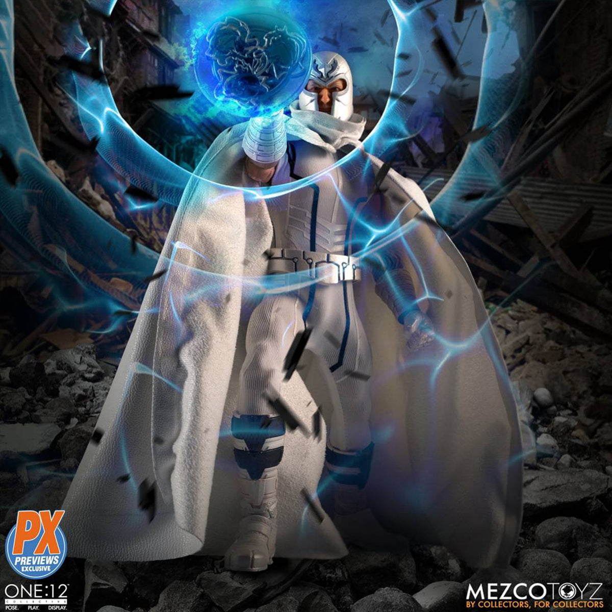 Mezco Toyz Marvel One:12 Collective Magneto (Marvel Now Edition) PX AF AUG198176 1/12 Scale Action Figure