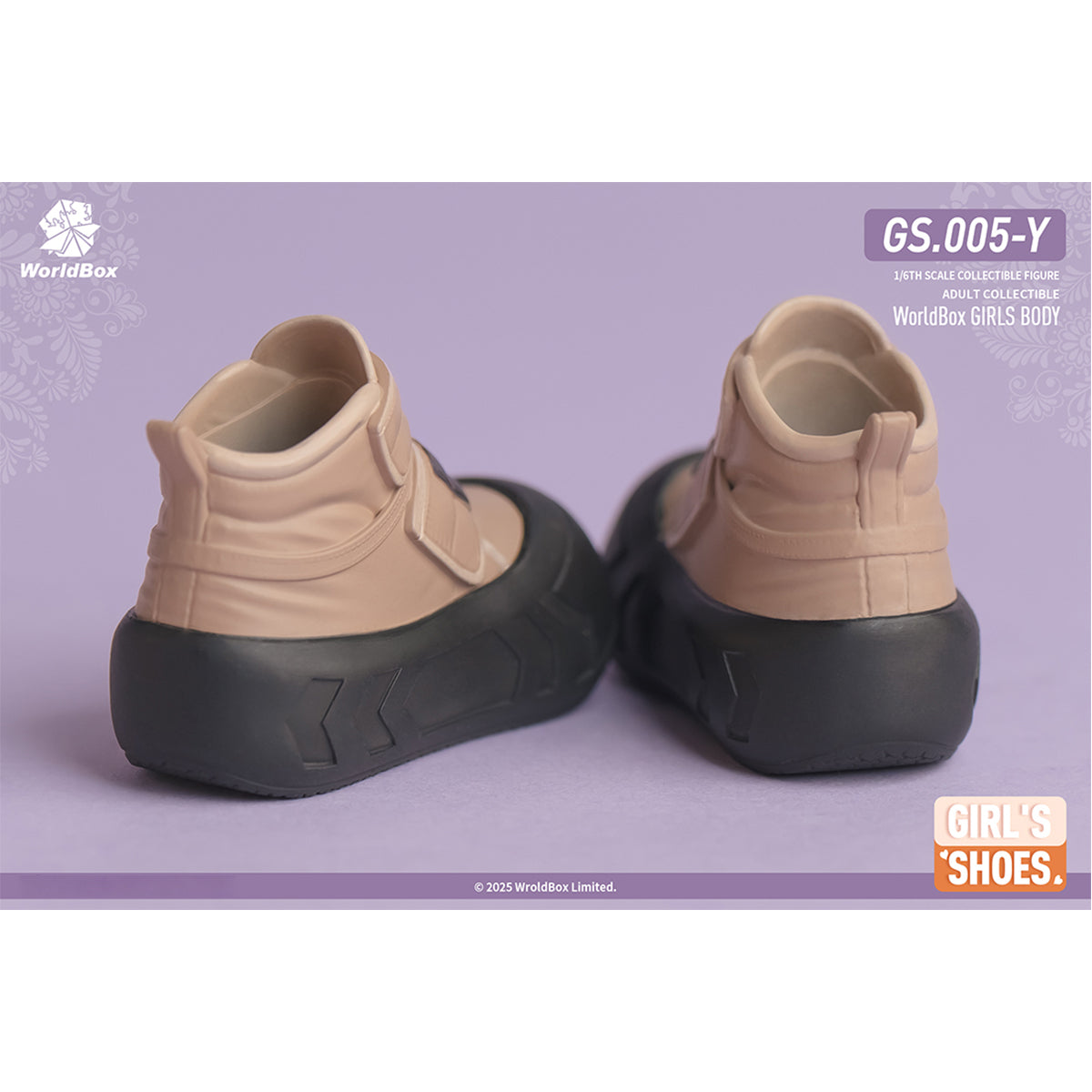 Worldbox Female Fashion Shoes Boots Doll Accessory Fit 1/6 Scale 12-inches Figure