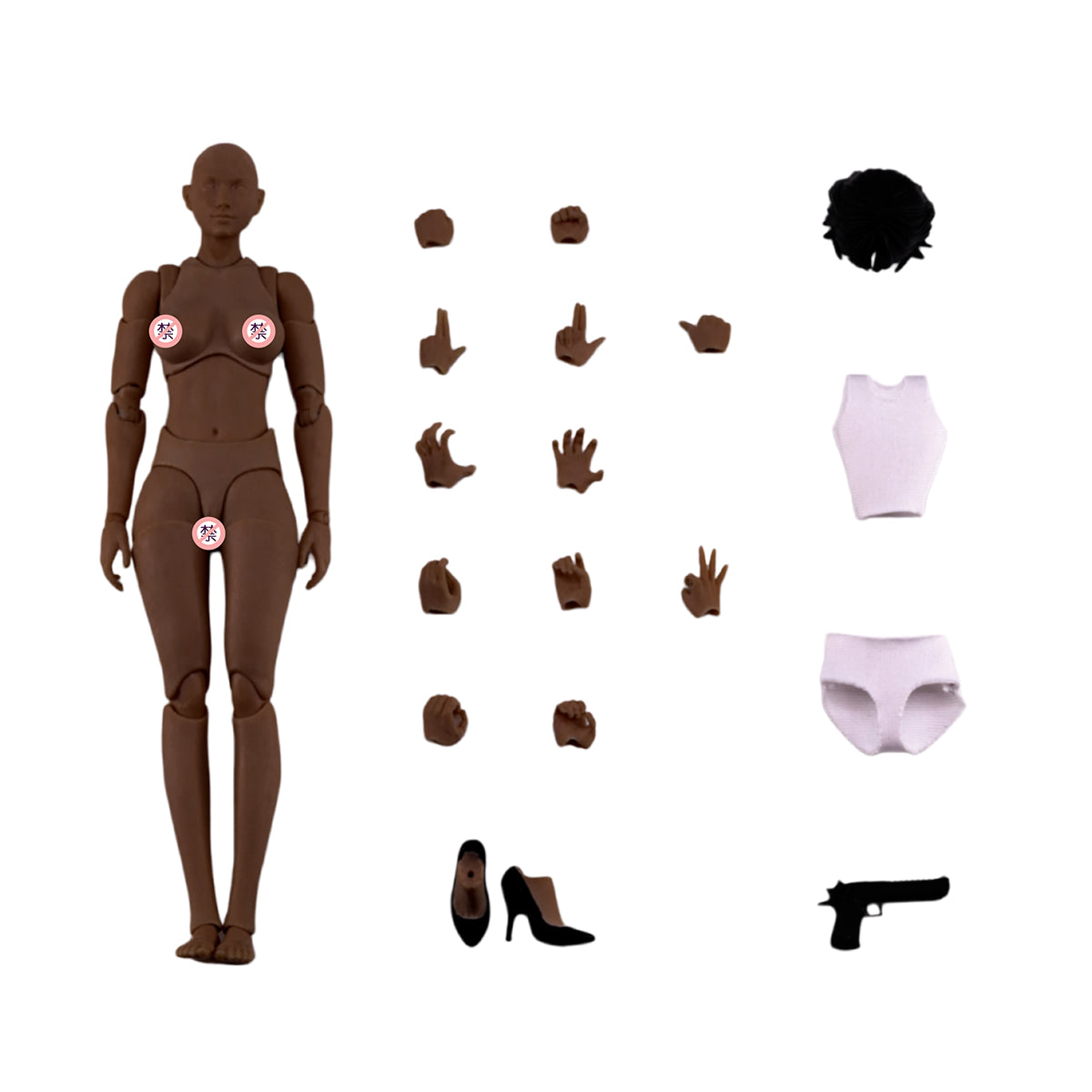 Wind Toys Supermodel Female Body FMW008 FMW007 FMW006 1/12 Scale Articulated Joints Action Figure