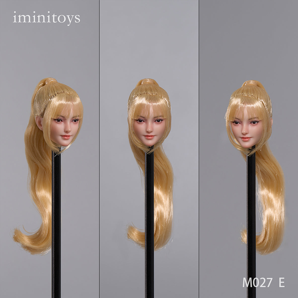 Iminitoys Xuan - Lolita Girl with Movable Eye Doll Head Sculpt Accessory Fit 1/6 Scale 12-inches Figure