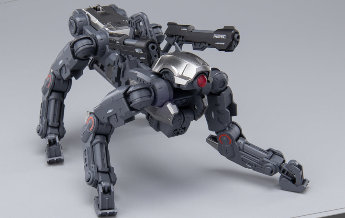 Kits de modelos de plástico HEMOXIAN: Figuras de acción coleccionables de Mech Dog de la serie Over Zero a escala 1:10 FYXDT