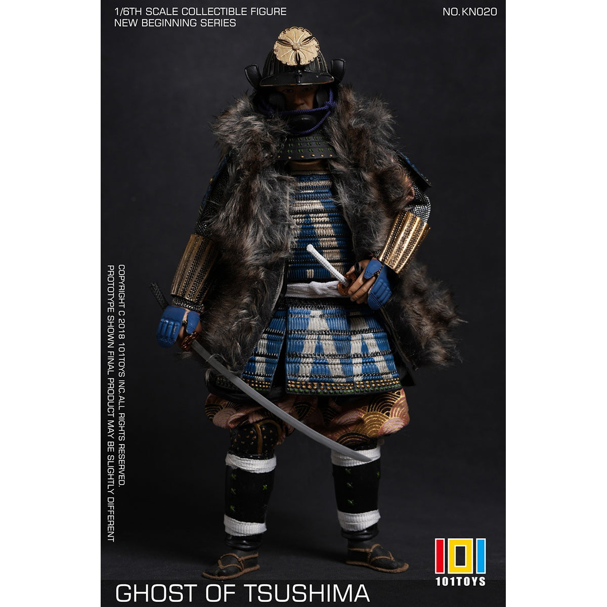 101TOYS KN023 GHOST OF TSUSHIMA Samurai 1/6 Scale New Beginner Series Action Figure