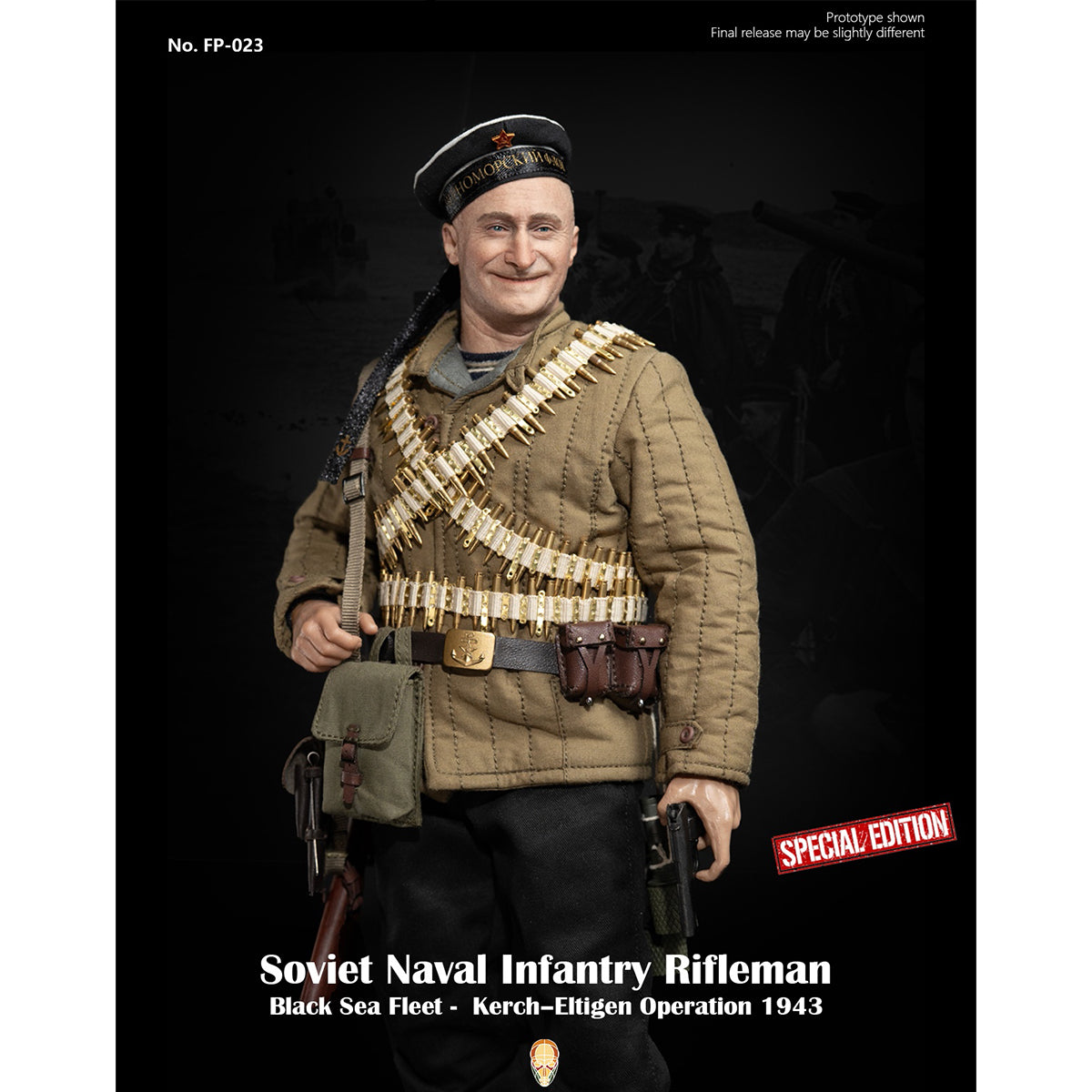 Facepoolfigure Soviet Naval ifantry Rifleman Black Sea Fleet 1/6 Scale Action Figure