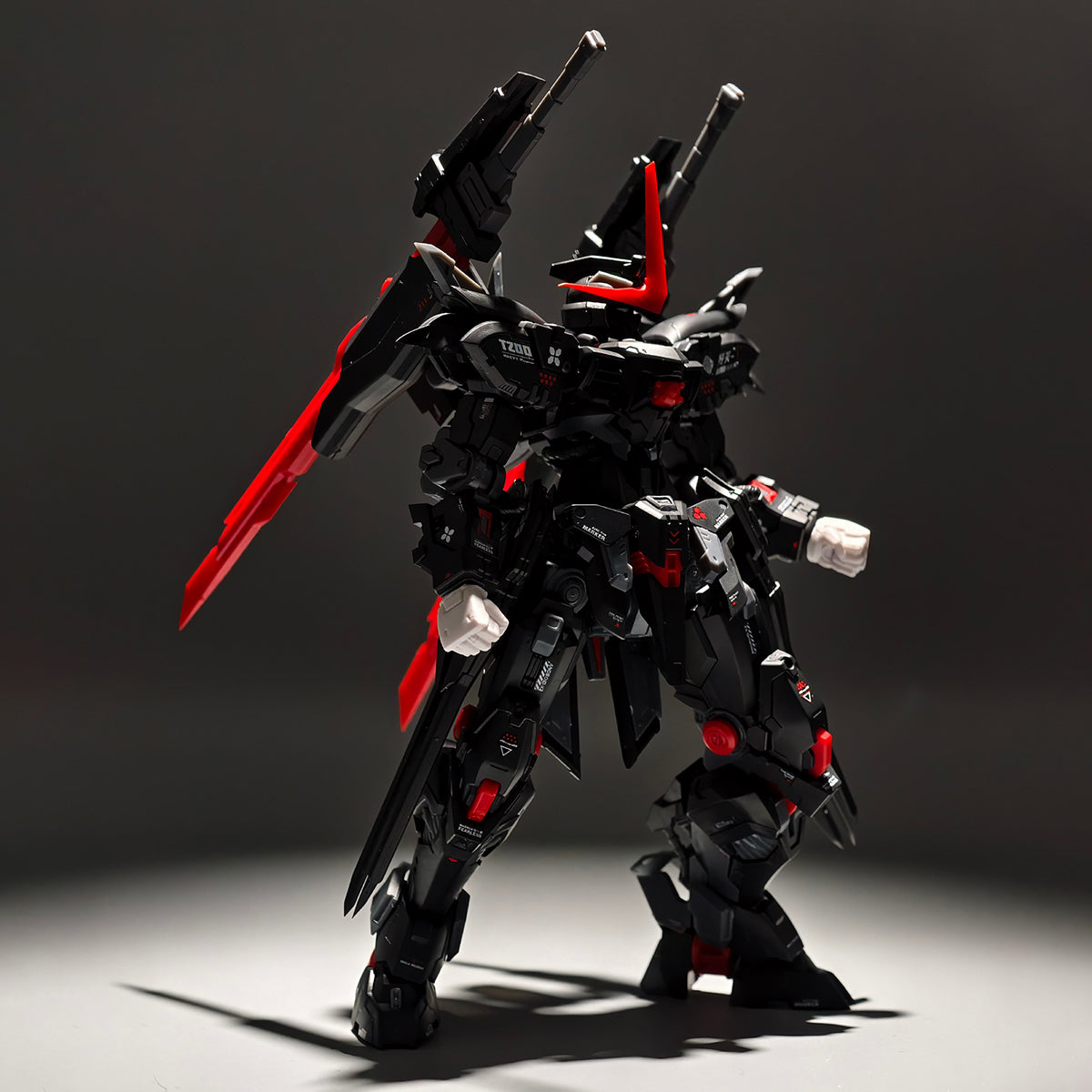 Aurora Crow Studio Heavy Arms CN-001 Annihicate Night Edition 1/144 Scale Assembly Model Kits