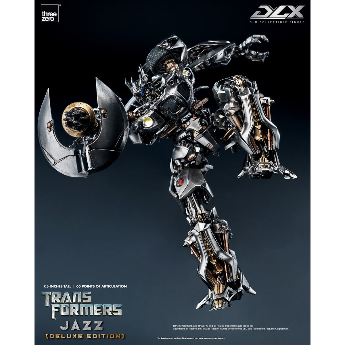 Threezero Transformers DLX Jazz Action Figure
