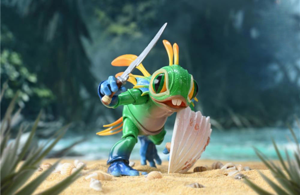 Figura coleccionable de Hero Toys: Murky, figura de acción en miniatura verde XYXDRLS