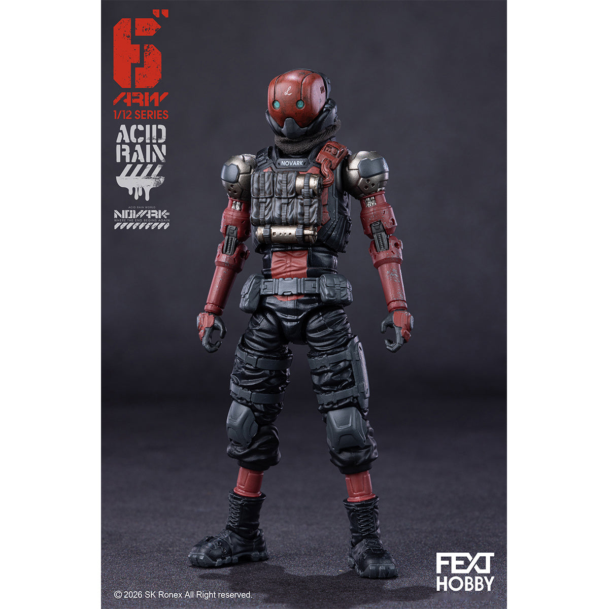 FEXT HOBBY Acid Rain World: Novark FXH-AR-005 Valerius FXH-AR-006 NVK Escort-L FXH-AR-001 Red Locust 1/12 Scale Action Figure