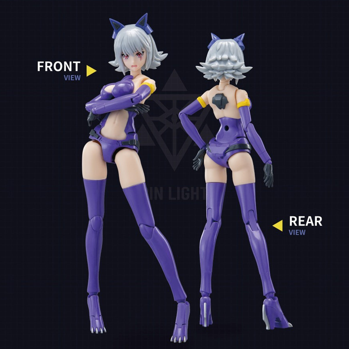 Eastern Model FENRIR Mecha Girl Wolf Girl 1/12 Scale Model Kit