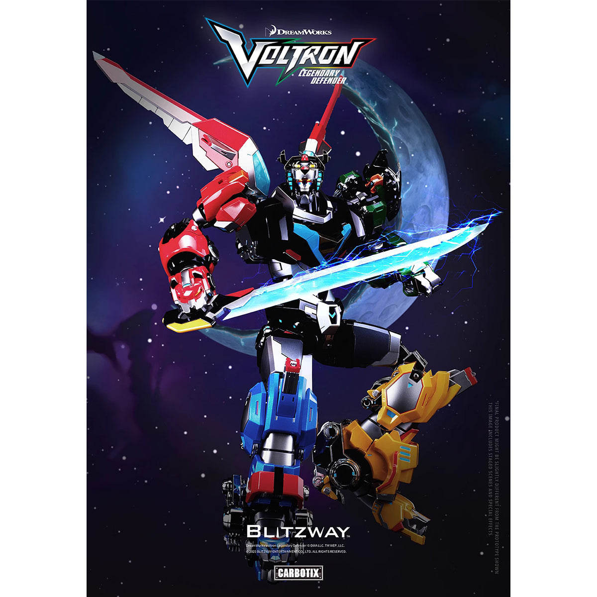 Blitzway CARBOTIX Series Voltron: Legendary Defender Special Limited Edition Action Figure