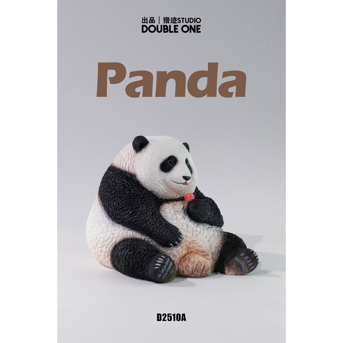 Double one Lieji Panda D2510A 1/6 Scale Art Animal Figurine
