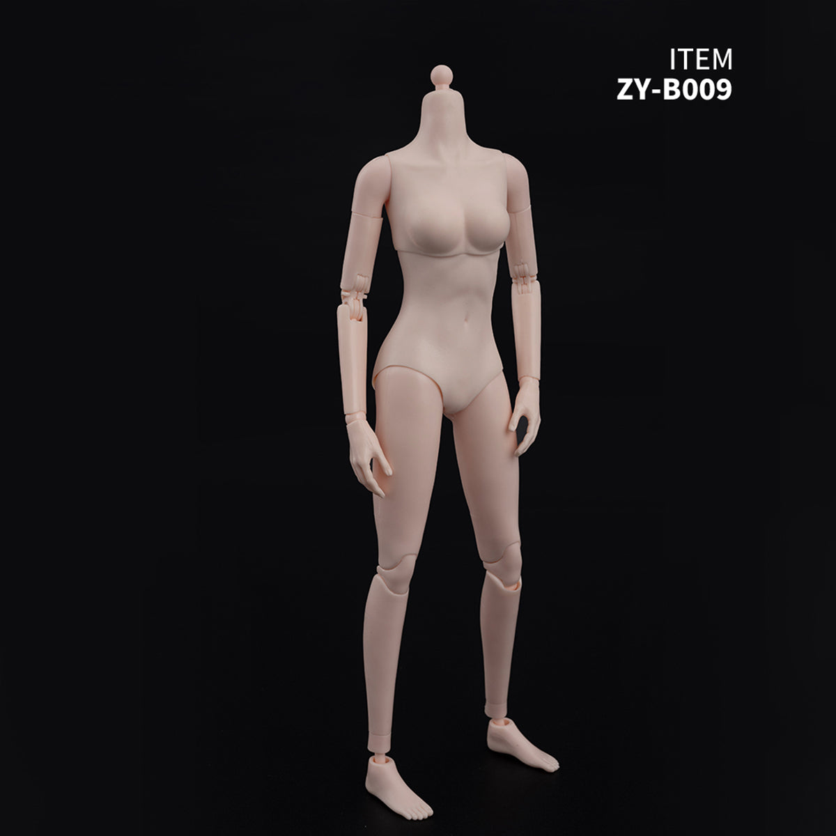 ZYTOYS 1/6 Half-Seamless Slim Long-legged Female Body Action Figures Body