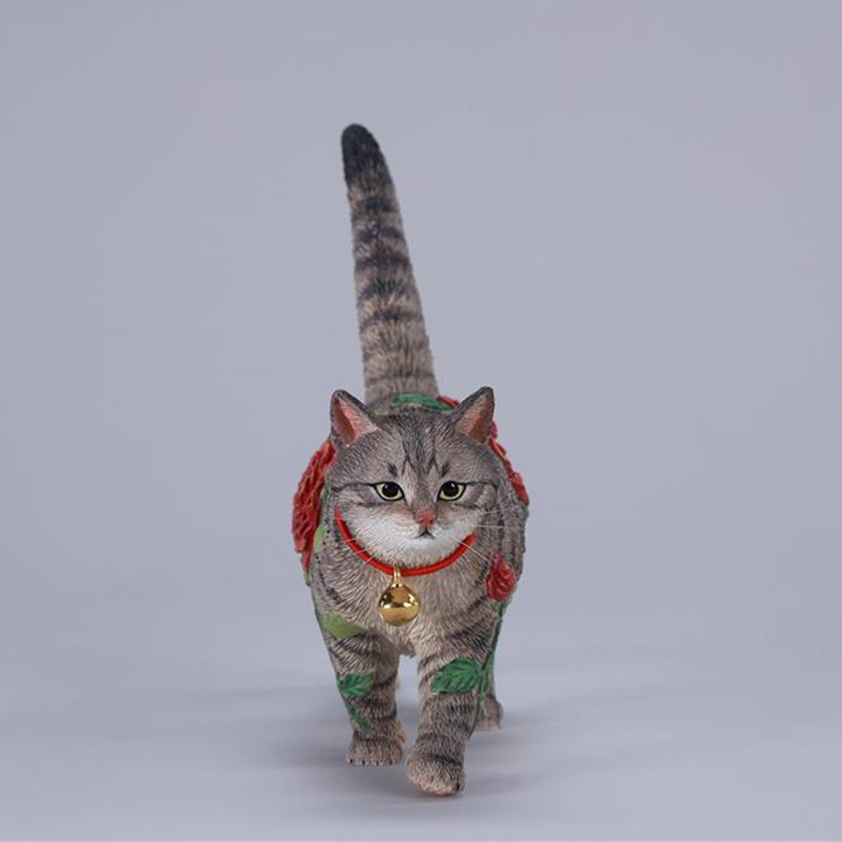 JXK, Rose Cat, Static Animal Figurine