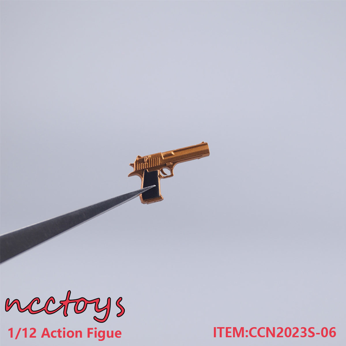 NCCTOYS, Mecha Girl Weapon Accessory Desert Eagle Pistol, Doll Accessory for 6-inches Action Figurine