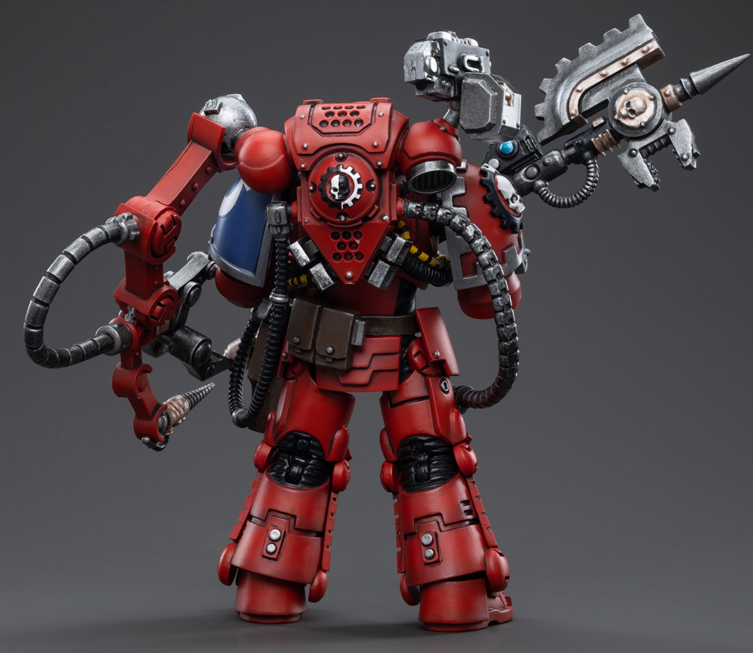 Figurine de collection JoyToy 40K : Figurines d'action Ultramarines Primaris Techmarine à l'échelle 1:18 JT3761