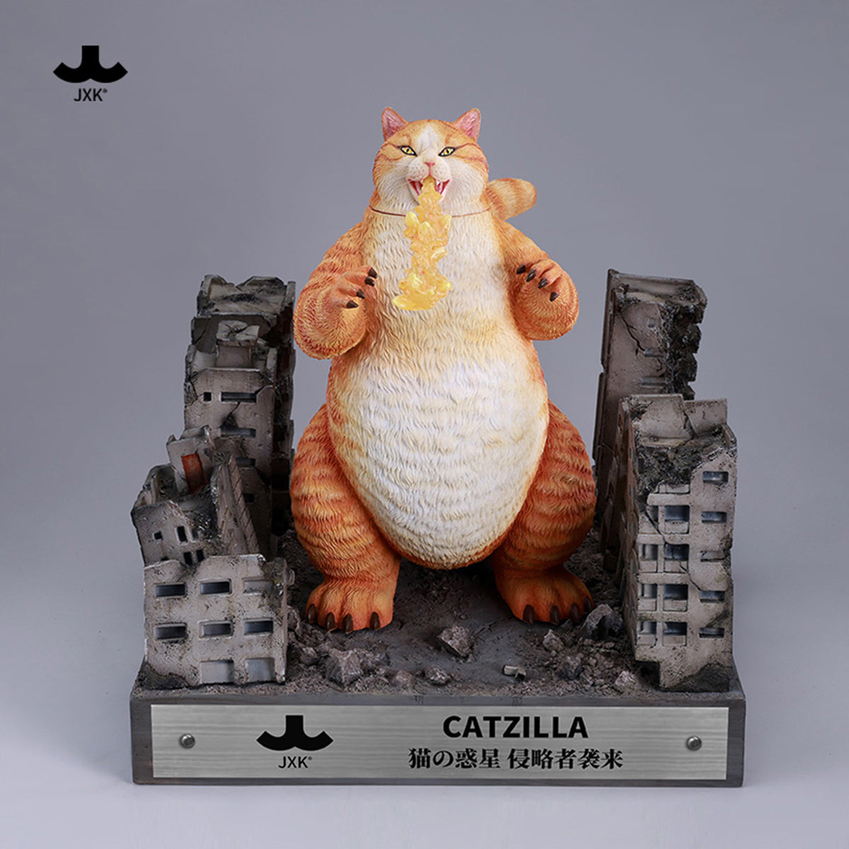 JXK Catzilla 1.0 PLUS Static Expertly Hand-Painted Lifelike Animal Figurine