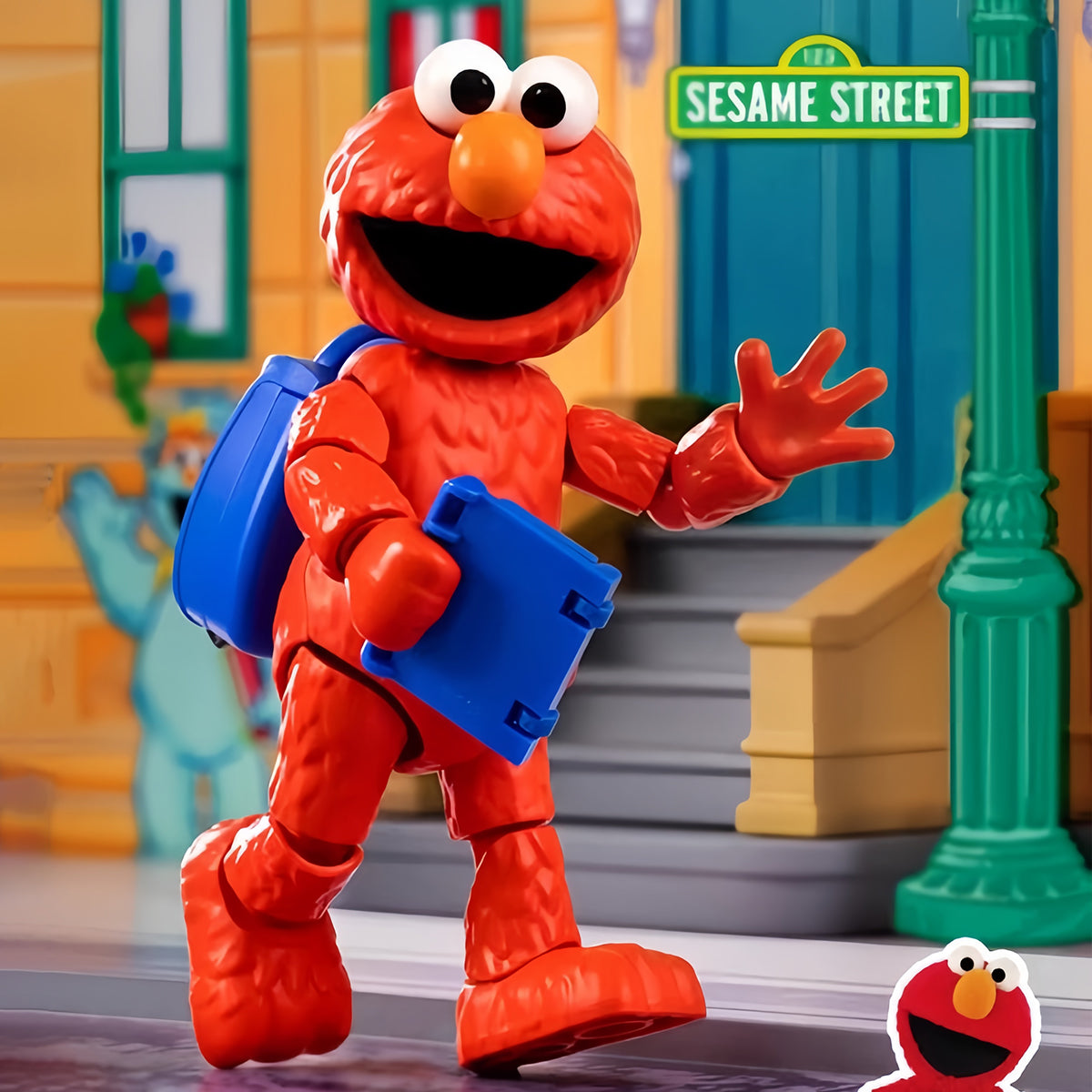 Blokees Sesame Street Partners EP1 Elmo Action Figures Single Box