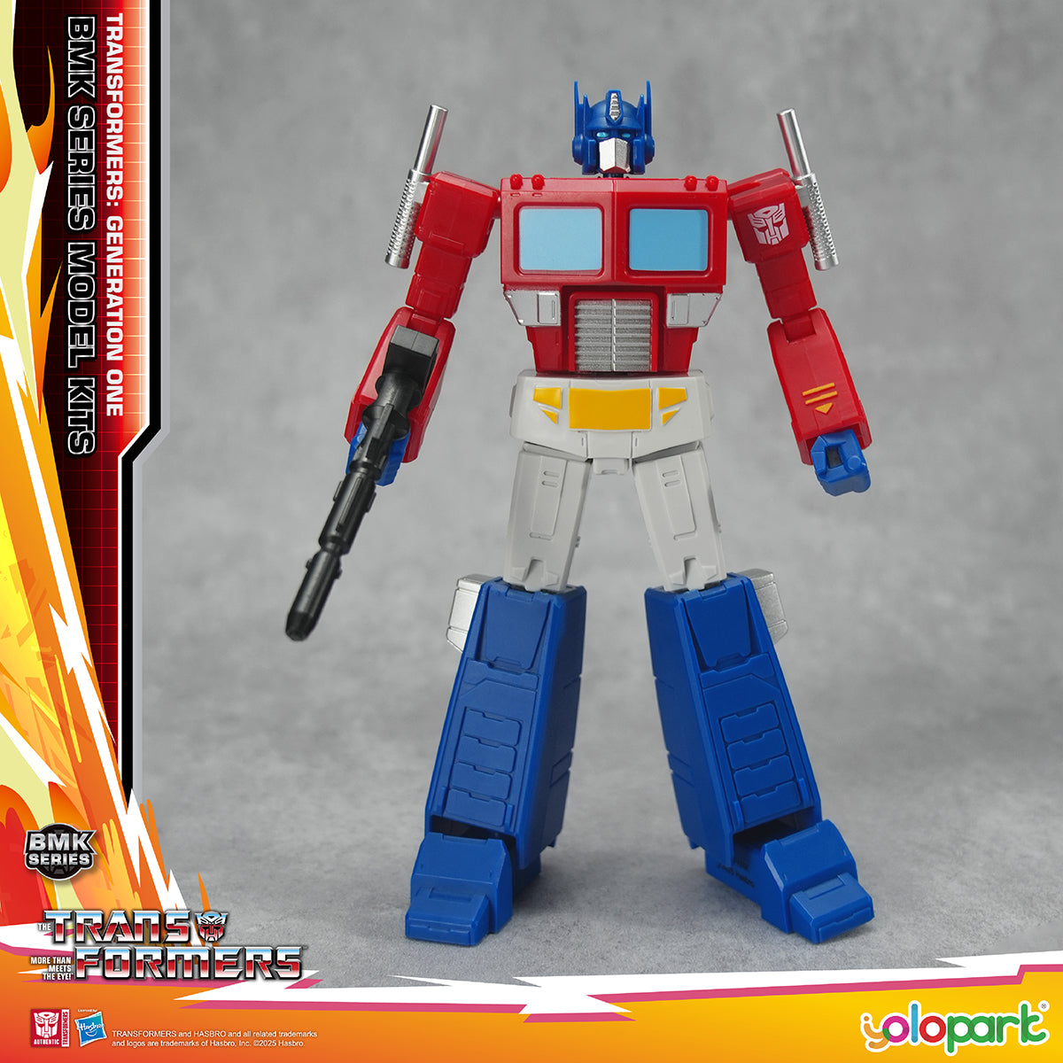 Yolopark Transformers G1 Animation BMK Optimus Prime Megatron Bumblebee Starscream Set Model Kit