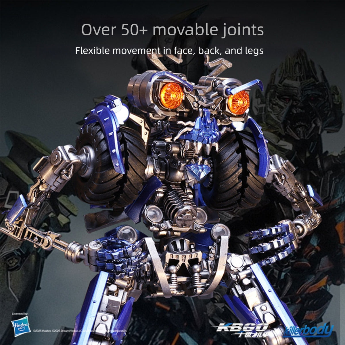 Killerbody TRANSFORMERS Wheelie MRP Collectible KB20069-68 Action Figure