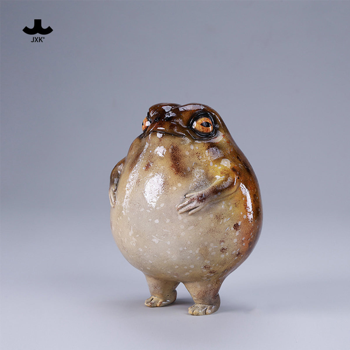 JXK Bun Frog Static Expertly Hand-Painted Lifelike Animal Figurine