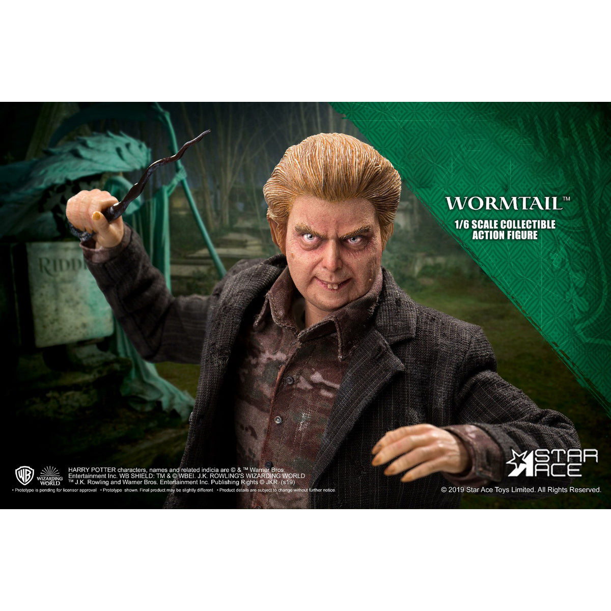 STAR ACE Toys Harry Potter and the Goblet of Fire: Wormtail Standard Ddition Action Figure