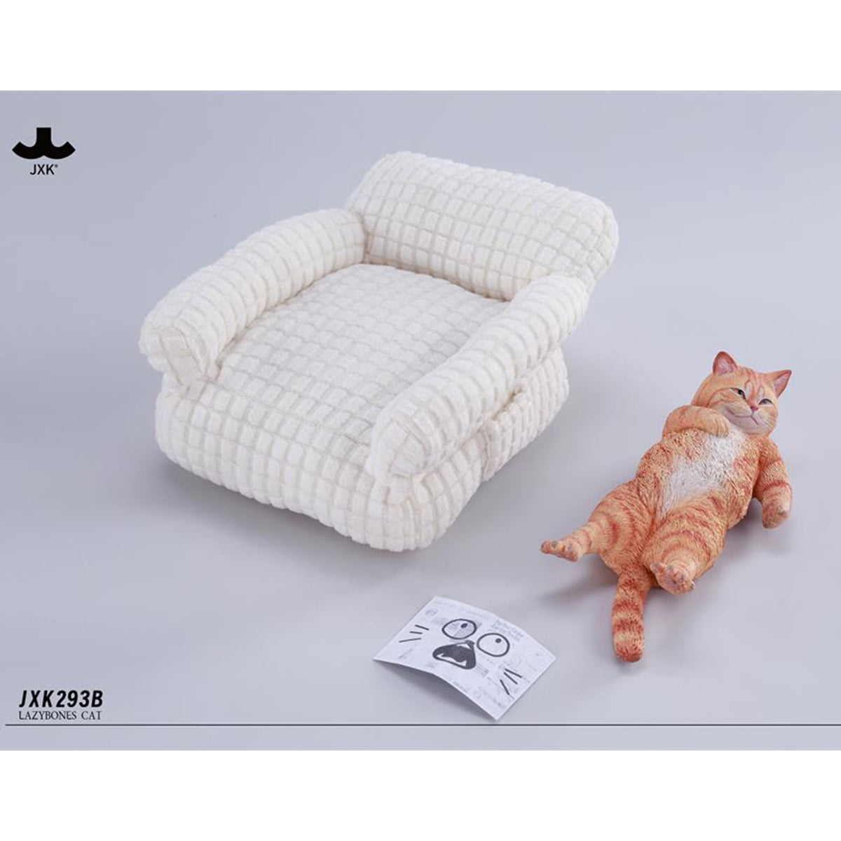 JXK, Lazybones Cat, Static Animal Figurine
