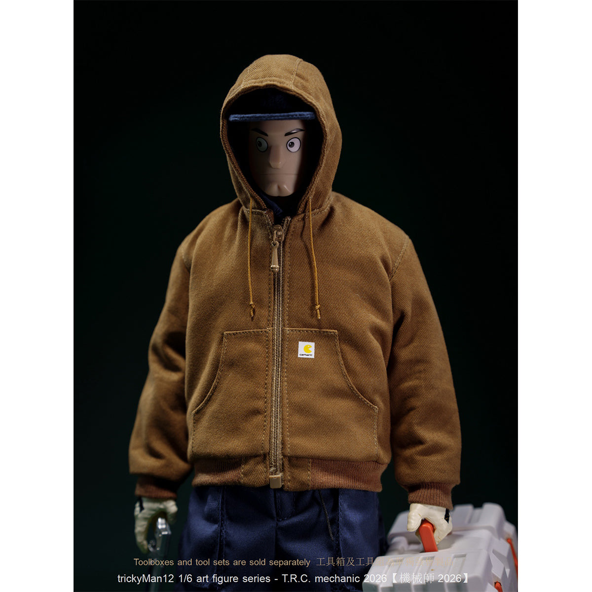TrickyMan12 T.R.C. Mechanic 2026 with Canvas Work Jacket 1/6 Scale Action Figure Set