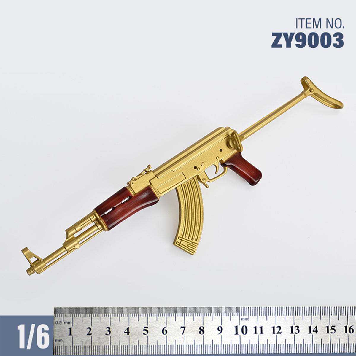 ZYTOYS, AK47 Assault Rifle/P90 WWII Gun Rifle Weapon Gun Model Doll Accessory for 12-inches Action Figurine