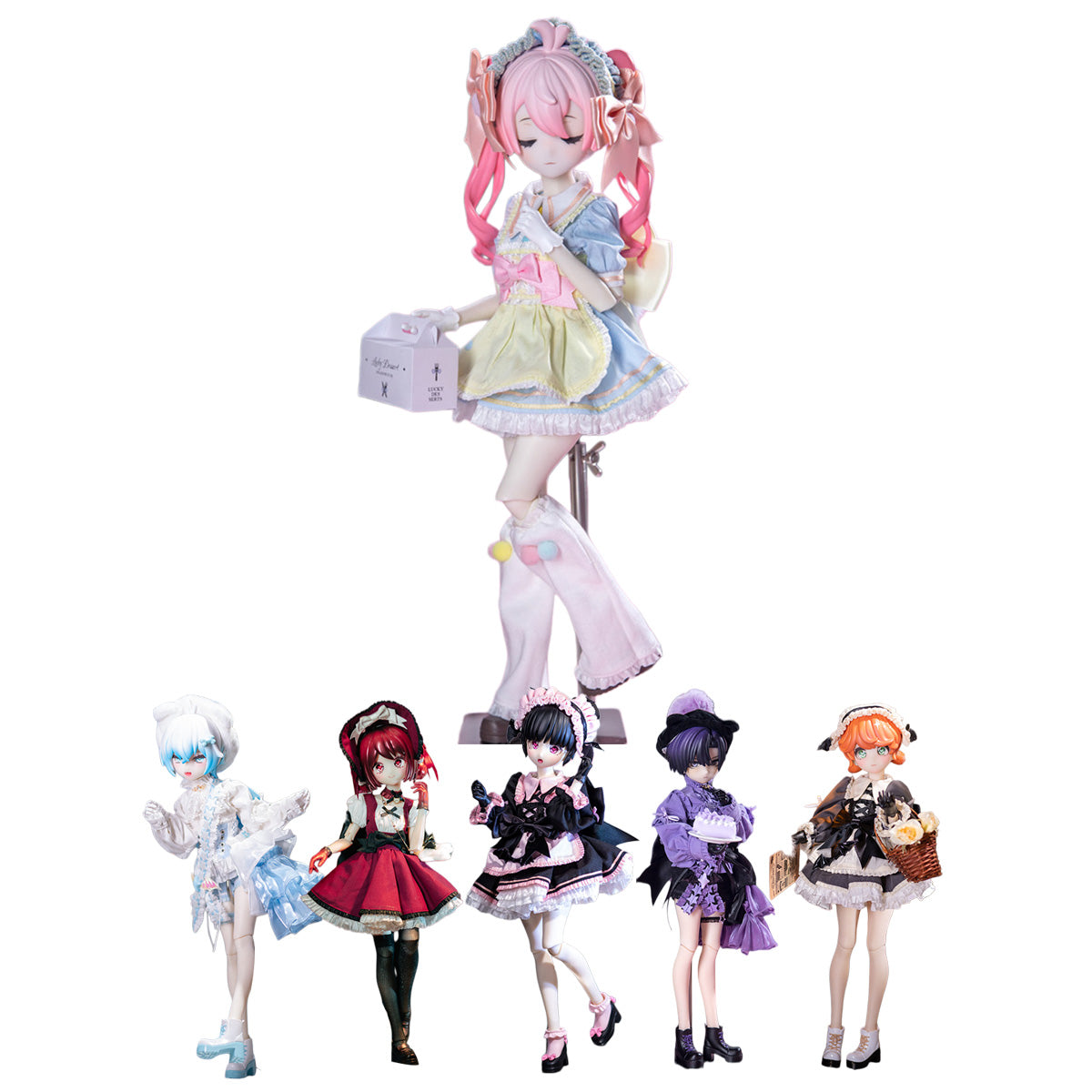 UFDOLL Drink Series 1/5 Plus BJD Action Figure Blind Box