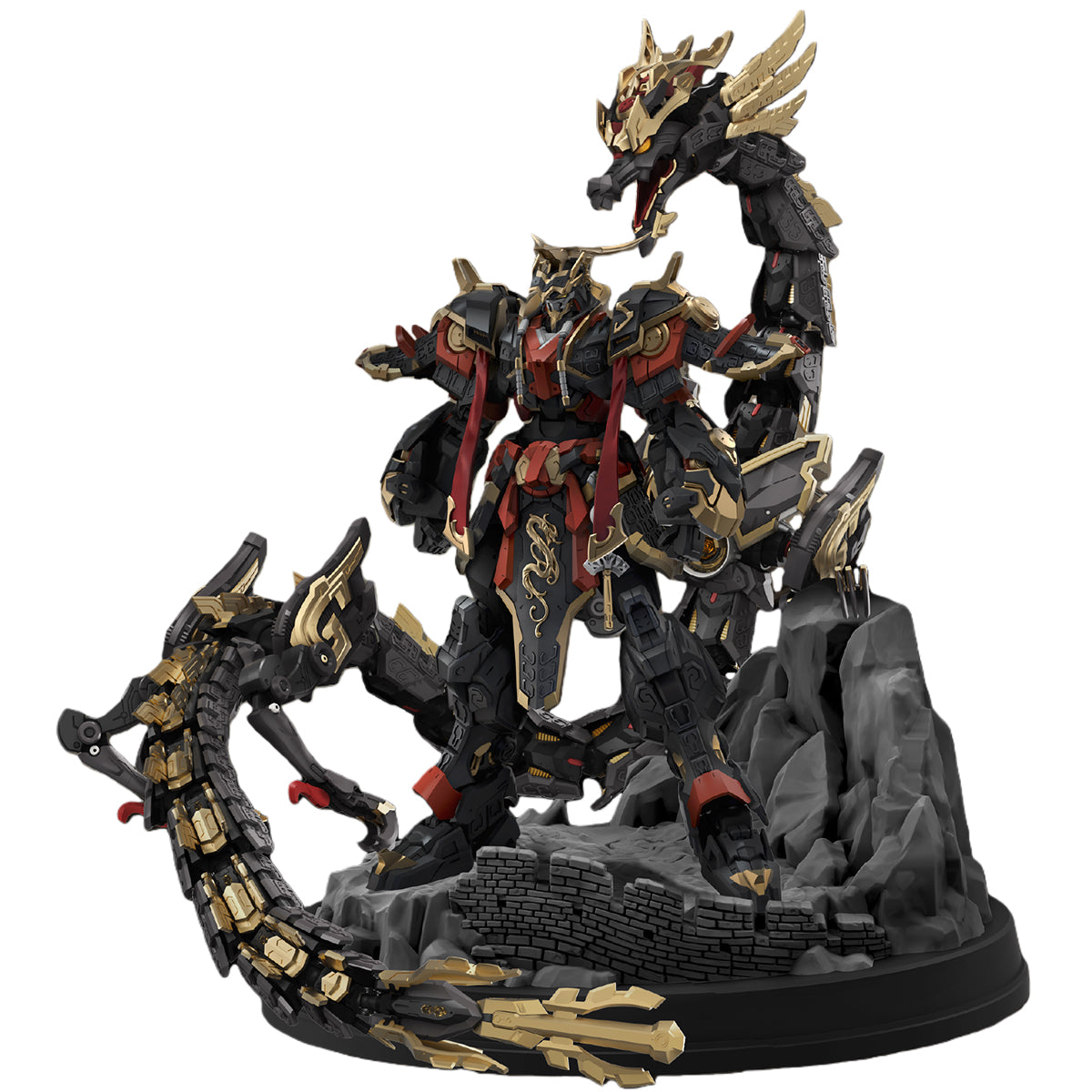 Mingjiang Legend First Emperor of Qin Ying Zheng Assembly Model Kits Metal Frame Alloy Skeleton