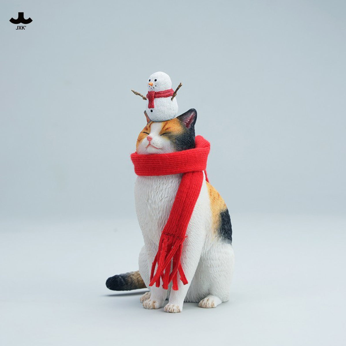 JXK Warm Cat in Winter Corner JXK349 Collectible Animal Figurine