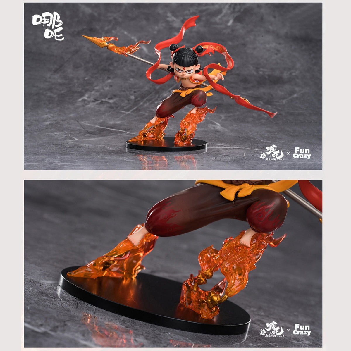FUNCRAZY Nezha 2: The Demon Child's Sea Chaos - Six-Armed Nezha/Young Nezha/Lingzhu Version Nezha/Nezha/Ao Bing/Ao Guang/Taiyi Zhenren/Shen Gongbao/ Art Animation Movie Charcter Figurine