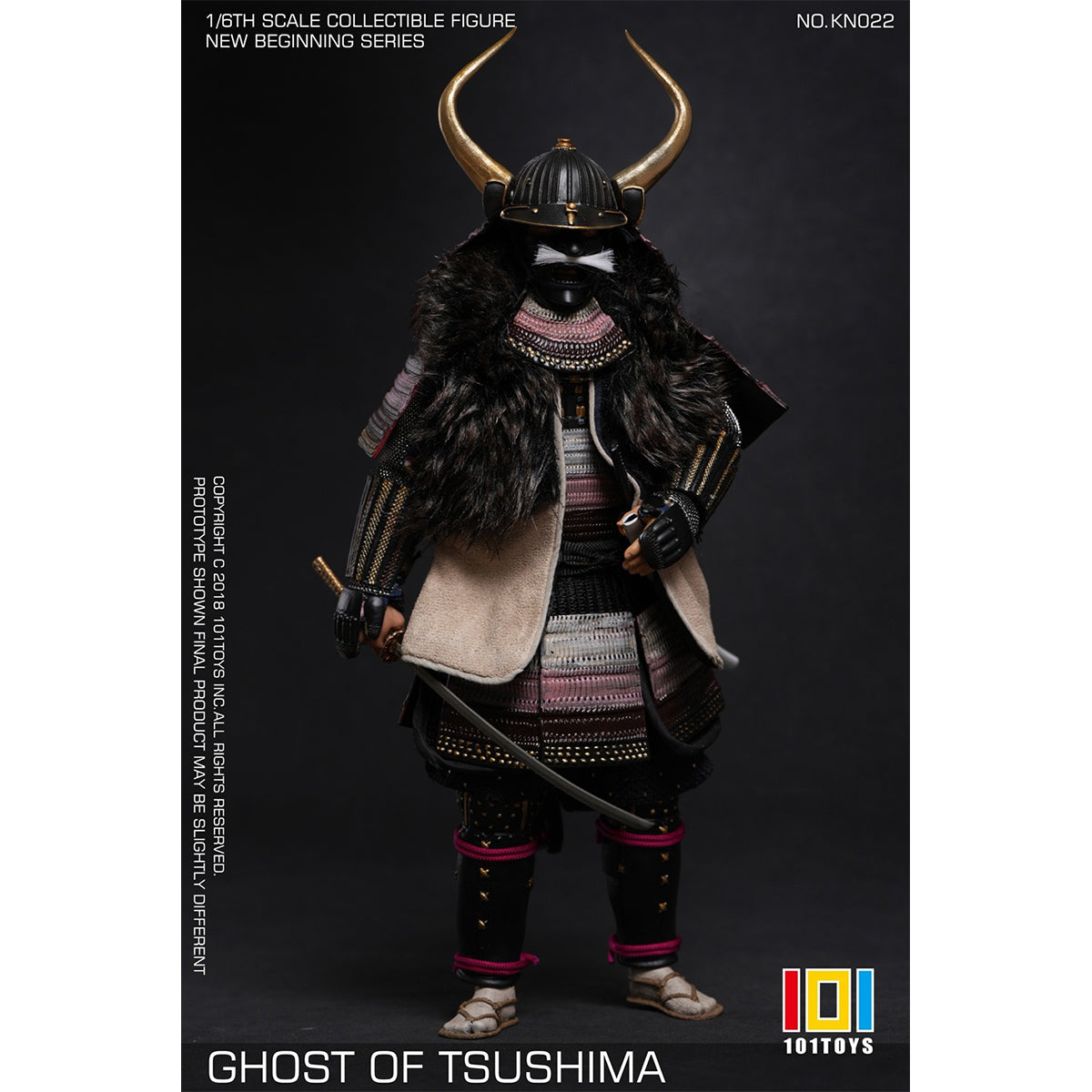 101TOYS KN023 GHOST OF TSUSHIMA Samurai 1/6 Scale New Beginner Series Action Figure