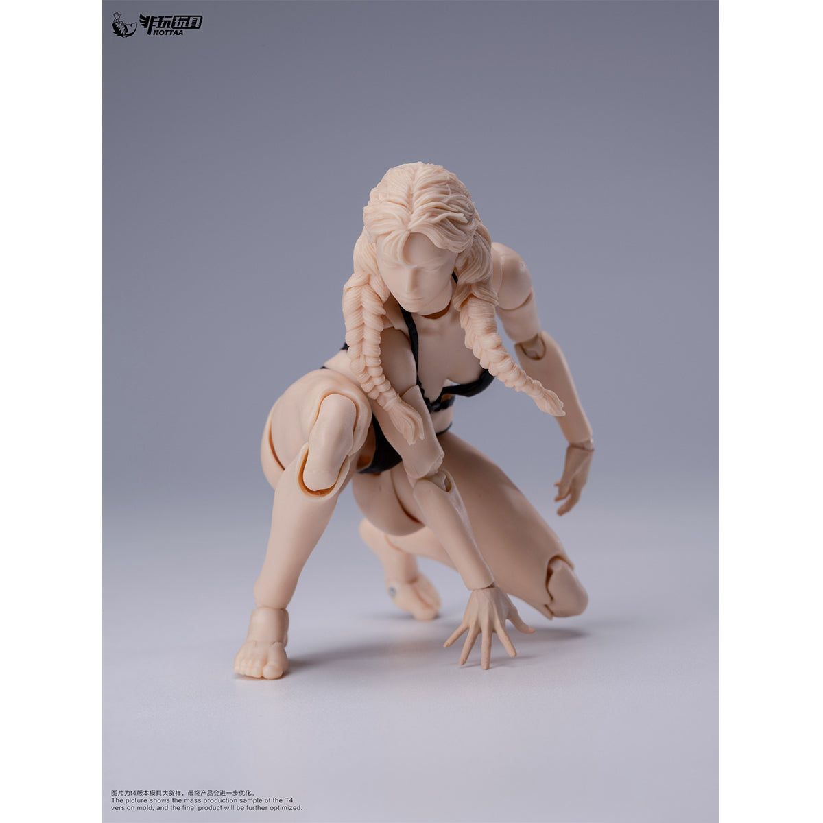 NOTTAA Female Super Articulated Joints: Xiao Fang & Serena NT-04 Detachable Neck Joint & Fixed Neck Joint 1/12 Scale Action Figure Body