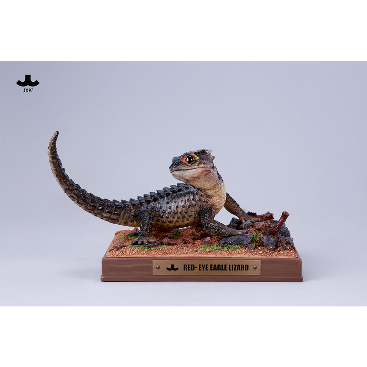 JXK Tribolonotus Gracilis Static Expertly Hand-Painted Lifelike Animal Figurine