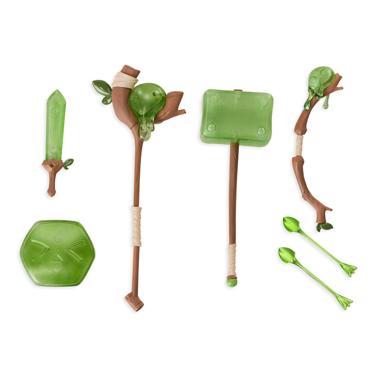 PR Production Novice Blacksmith Haley Smith & Slime Block Weapon Set Assembly Model Kits