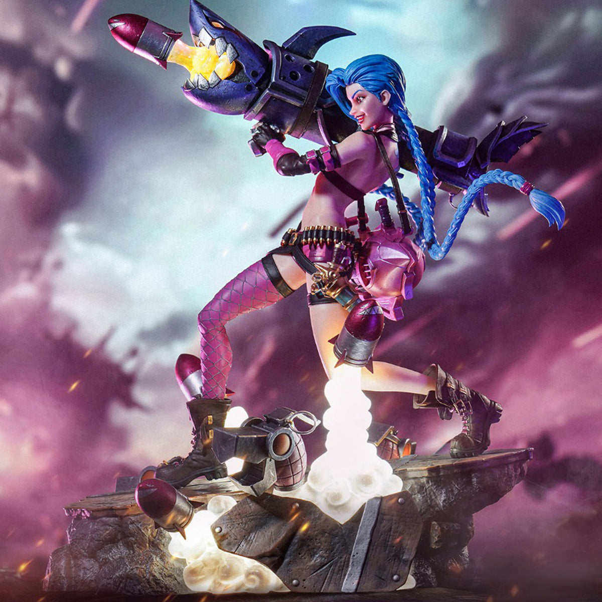 PureArts League of Legends Jinx PA007LOL 1/6 Scale Art Game Figurine