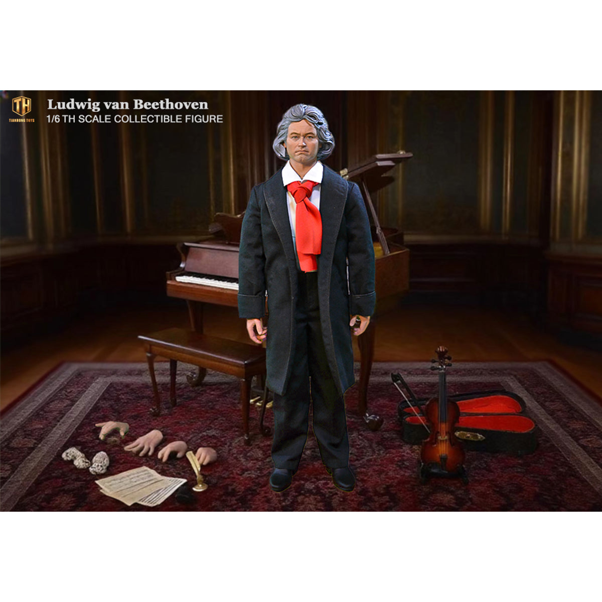THTOYS Ludwig van Beethoven THA004 1/6 Scale Action Figure