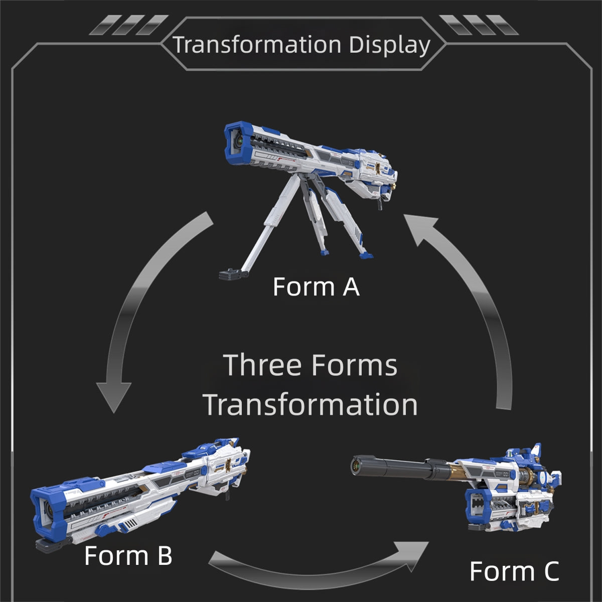 Qianqiu Shang Heavy-Duty Explosive Railgun Accessory Pack Assembly Model 2.0 Optimized Version