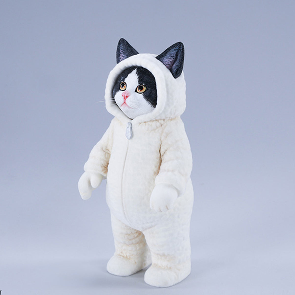 JXK, Fluffy Cat, Static Animal Figurine