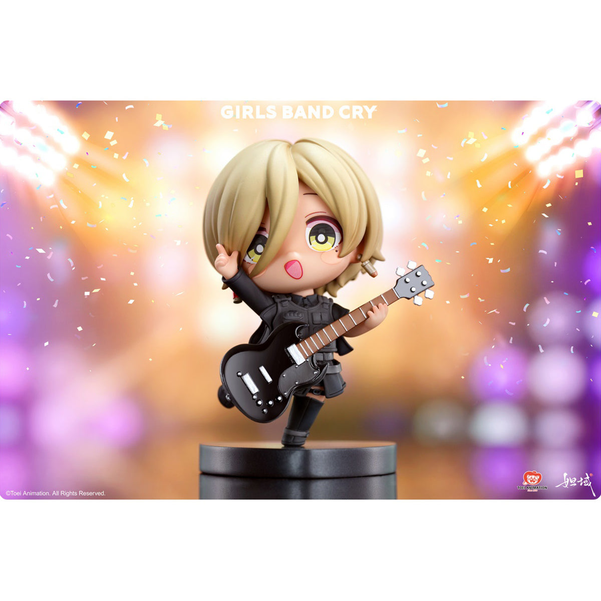 DAYU, Girls Band Cry: ISERI NINA/SUBARU AWA/KAWARAGI MOMOKA/EBIZUKA TOMO/RUPA, Q Version, Art Anime Chibi Figurine Statue