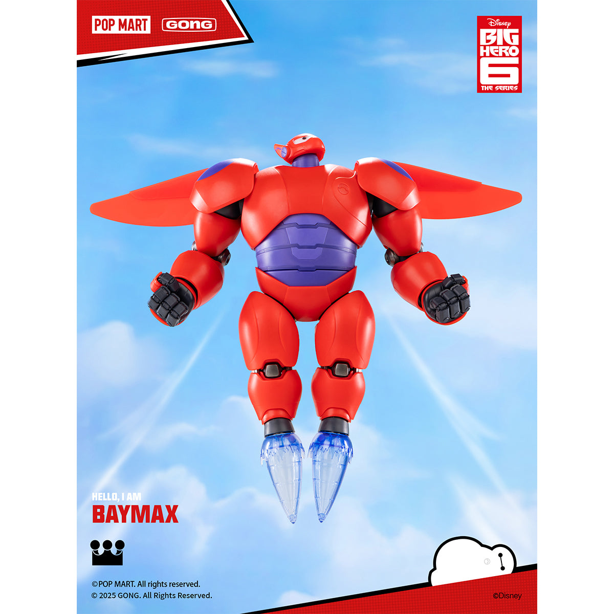 GONG Big Hero 6 Baymax Assembly Model Kits