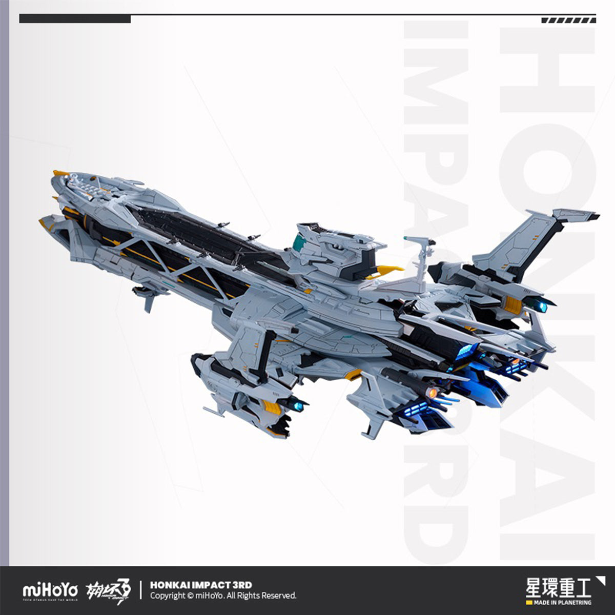 PLANETRING INDUSTRY HK001 Honkai Impact 3rd Hyperion 1/2000 Scale Finished Model Figure Assembly Model Kits