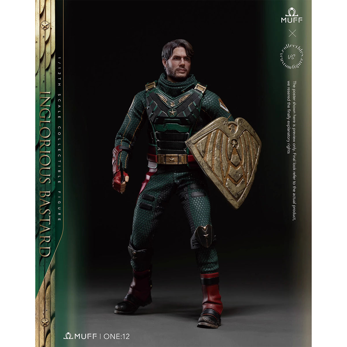 MUFF×V.collectibles Inglorious Bastard MF08 1/12 Scale Action Figure